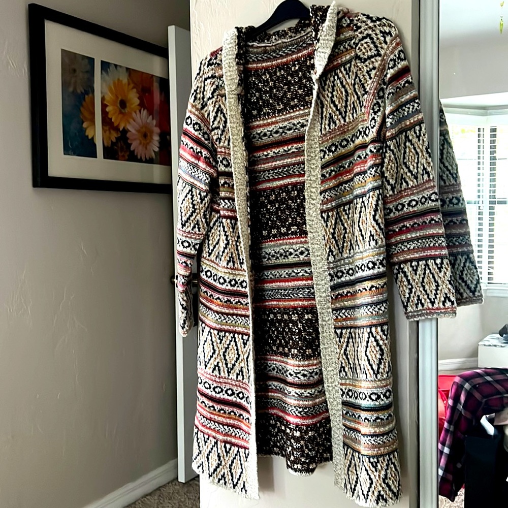 Colorful aztec cardigan